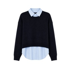 Tiffosi maglione blu con...