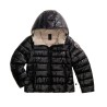 Blauer GIUBBINO CORTO IMBOTTITO OVATTA CAROLL JUNIOR NERO interno BEIGE 301 26WBLGC02295 006648 g 999EI petch removibile