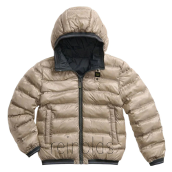 Blauer GIUBBINO CORTO REVERSIBILE DONALD JUNIOR NERO int. FANGO 26WBLKC06278 007110 g 999FA