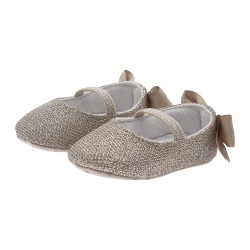 Chicco Ballerina in tessuto glitter con fiocco posteriore in raso OCET Neonata. 01740004000000 050 g