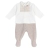 Chicco Completo in interlock e maglia effetto costa Corredino invernale 09102359000000 061 g
