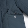 Chicco Giubbotto grigio verde imbottito con cappuccio, realizzato in tessuto tecnico impermeabile effetto leggermente stropiccia