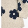 Chicco Maglione beige a fantasia girocollo in misto lana jacquard bambina 09102286000000 061 g