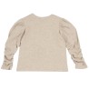 Chicco Maglietta beige manica lunga realizzata in costina elasticizzata mélange bambina 09102291000000 061 g