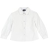 Chicco Camicia bianca manica lunga in popeline bambina 09102903000000 033 g