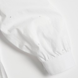 Chicco Camicia bianca manica lunga in popeline bambina 09102903000000 033 g