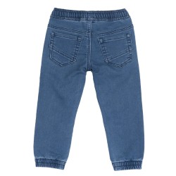 Chicco Pantaloni lunghi in felpa elasticizzata effetto denim vestibilità baggy bambino 09101032000000 085 g