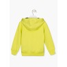 LOSAN 125-6652AL FELPA CON SCRITTA E CAPPUCCIO