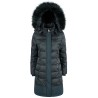 YES ZEE O010OF00  CAPPOTTO DONNA CON CAPPUCCIO, INSERTI SOFTSHELL