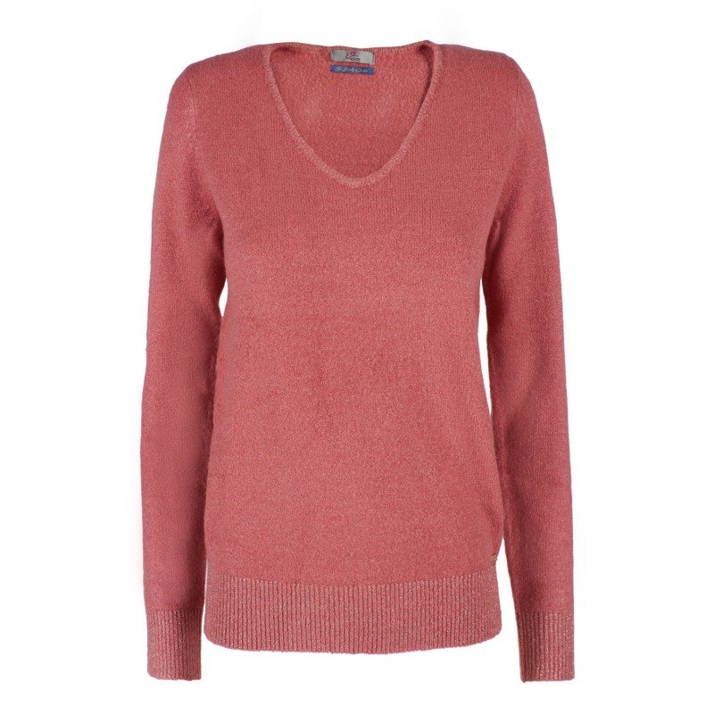 YES ZEE M057BT00  MAGLIA DONNA SCOLLO A V