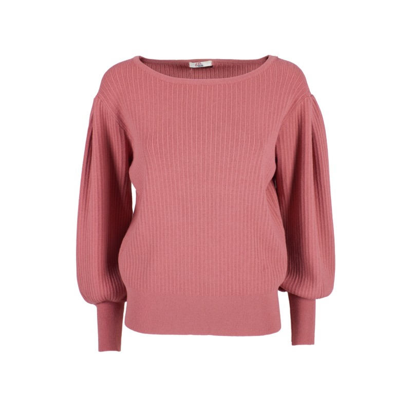 YES ZEE M092/BX00  MAGLIA DONNA MANICHE A SBUFFO