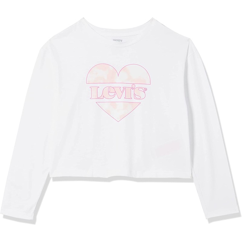 LEVI'S 4ED490LVG CROPPED LONG SLV TE SHIRT 001