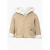 Giacca con cappuccio - Corredino. - 22V-2001AL - Beige melange
