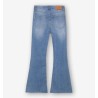 Jeans da bambina con fondo a taglio vivo e modello a zampa di elefante  daRagazza C 10 denim chiaro 10047210 BELLA_1