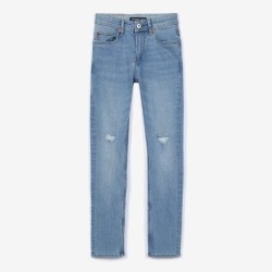 Jeans 5 tasche da bambino con vestibilità skinny e rotture  daRagazzo C20 denim chiaro 10050013 john_k371 c20