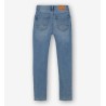 Jeans 5 tasche da bambino con vestibilità skinny e rotture  daRagazzo C20 denim chiaro 10050013 john_k371 c20