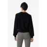Cardigan da donna corto in maglia con bottoni grandi e maniche a palloncino 10051750 Trevo_1 000 a Tiffosi