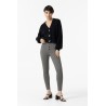 Cardigan da donna corto in maglia con bottoni grandi e maniche a palloncino 10051750 Trevo_1 000 a Tiffosi