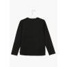 T-shirt a manica lunga con stampa - Ragazzo. - 22F-1006AL - Nero