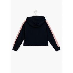 Felpa con stampa frontale - Ragazza. - 22G-6655AL - Ecru