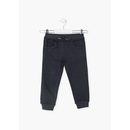 Pantaloni in cotone non spazzolato - Ragazzo. - 22F-6671AL - Blu chiaro