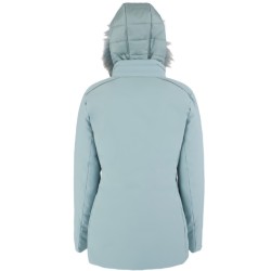 CAPPOTTO DONNA IN SOFTSHELL CON CAPPUCCIO O051 Q200 c VERDE ANTICO Yes Zee