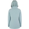 CAPPOTTO DONNA IN SOFTSHELL CON CAPPUCCIO O051 Q200 c VERDE ANTICO Yes Zee