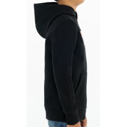 FELPA CHIUSA CON CAPPUCCIO BATWING SCREENPRINT da Bambino. 023 BLACK 8E8778 Levi's
