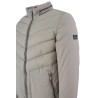 YES ZEE GIUBBINO DA UOMO TRAPUNTATO CON INSERTI IN SOFTSHELL J877  QF00 c FANGO