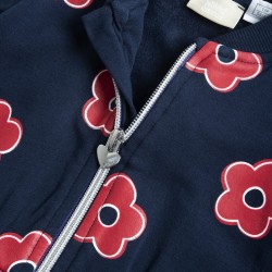 Cardigan in felpa elasticizzata garzata Chicco 09007327000000 c 088 BLU