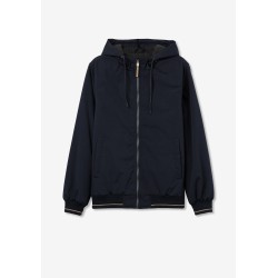 Giubbotto tipo bomber con il cappuccio da uomo e ragazzo Belcher 790 Dark Navy