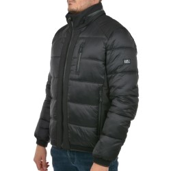GIUBBINO UOMO TRAPUNTATO CON INSERTI SOFTSHELL YES ZEE J871/O100 nero 0801