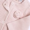 Cardigan da neonata girocollo in ciniglia rigata Chicco 09007771000000 c 011 ROSA
