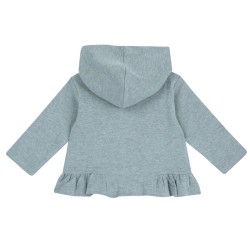 Cardigan da neonata con cappuccio in interlock mélange Chicco 09007830000000 c 025 BLUETTE