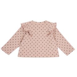Cardigan da neonata girocollo in interlock Chicco 09007918000000 c 015 ROSA ANTICO