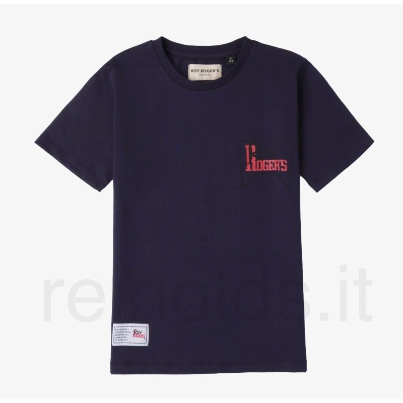 Roy Roger's T shirt girocollo a maniche corte da ragazzo RB123 00 3854 d Roy Rogers