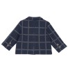 Chicco Giacca in interlock tinto filo fantasia quadri da Neonato. 09100496000000 088 e