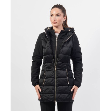 YES ZEE  CAPPOTTO DONNA TRAPUNTATO CON FINTO GILET STACCABILE Composizione: 100%PL                                          O045
