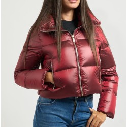 YES ZEE  GIUBBINO DONNA CROPPED TRAPUNTATO CON COLLO ALTO   Composizione: 100%NY                                          J059 O