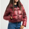 YES ZEE  GIUBBINO DONNA CROPPED TRAPUNTATO CON COLLO ALTO   Composizione: 100%NY                                          J059 O