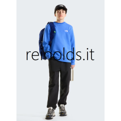 THE NORTH FACE FELPA GIROCOLLO UNISEX TEEN EVOLUTION SIMPLE DOME CREW Active Blue Ragazzo. g