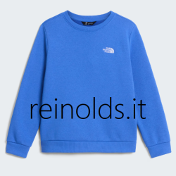 THE NORTH FACE FELPA GIROCOLLO UNISEX TEEN EVOLUTION SIMPLE DOME CREW Active Blue Ragazzo. g