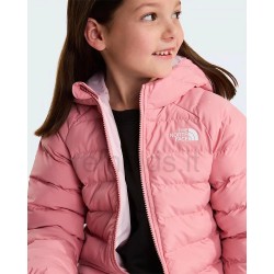 THE NORTH FACE GIUBBOTTO UNISEX KID REVERSIBLE PERRITO HOODED JACKET Primrose Bambina e bambino. g