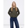 Tiffosi giubbotto verde in ecodaino da Donna. 10067790 Nixie_1 g 829 Waterfall