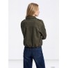 Tiffosi giubbotto verde in ecodaino da Donna. 10067790 Nixie_1 g 829 Waterfall