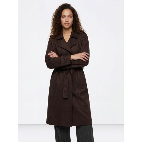 Tiffosi cappotto trench marrone da Donna. 10067797 Suez_2 g 290 Chocolate Brown
