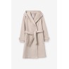 Tiffosi cappotto in panno beige con cappuccio Donna. 10067824 Collusion_3 g 152